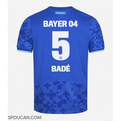 Muški Nogometni Dres Bayer Leverkusen Loic Bade #5 Rezervni 2025-26 Kratak Rukav Muški Nogometni Dres Bayer Leverkusen Loic Bade #5 Rezervni 2025-26 Kratak Rukav